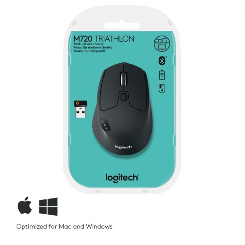 Trådløs mus Logitech M720 Triathlon – sort