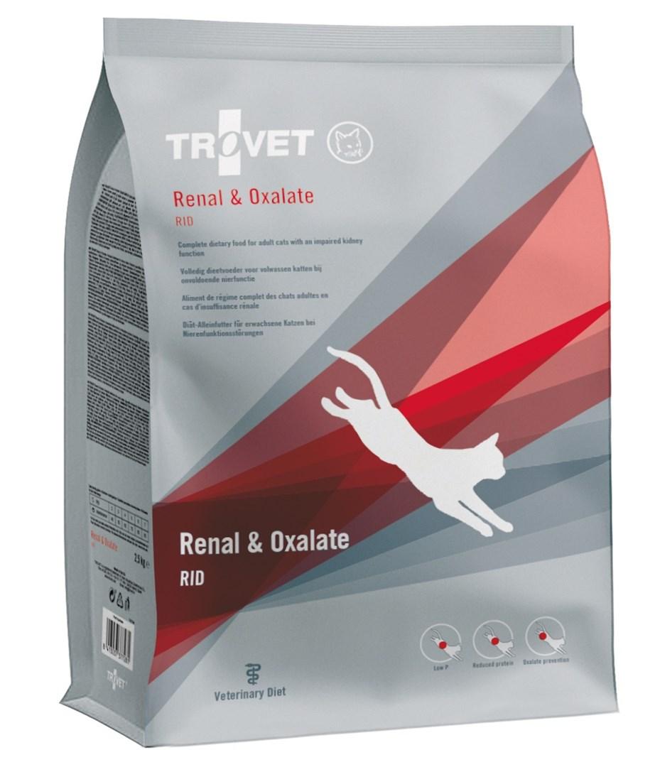 Kattemad tørfoder TROVET Renal & Oxalate RID 2,5 kg
