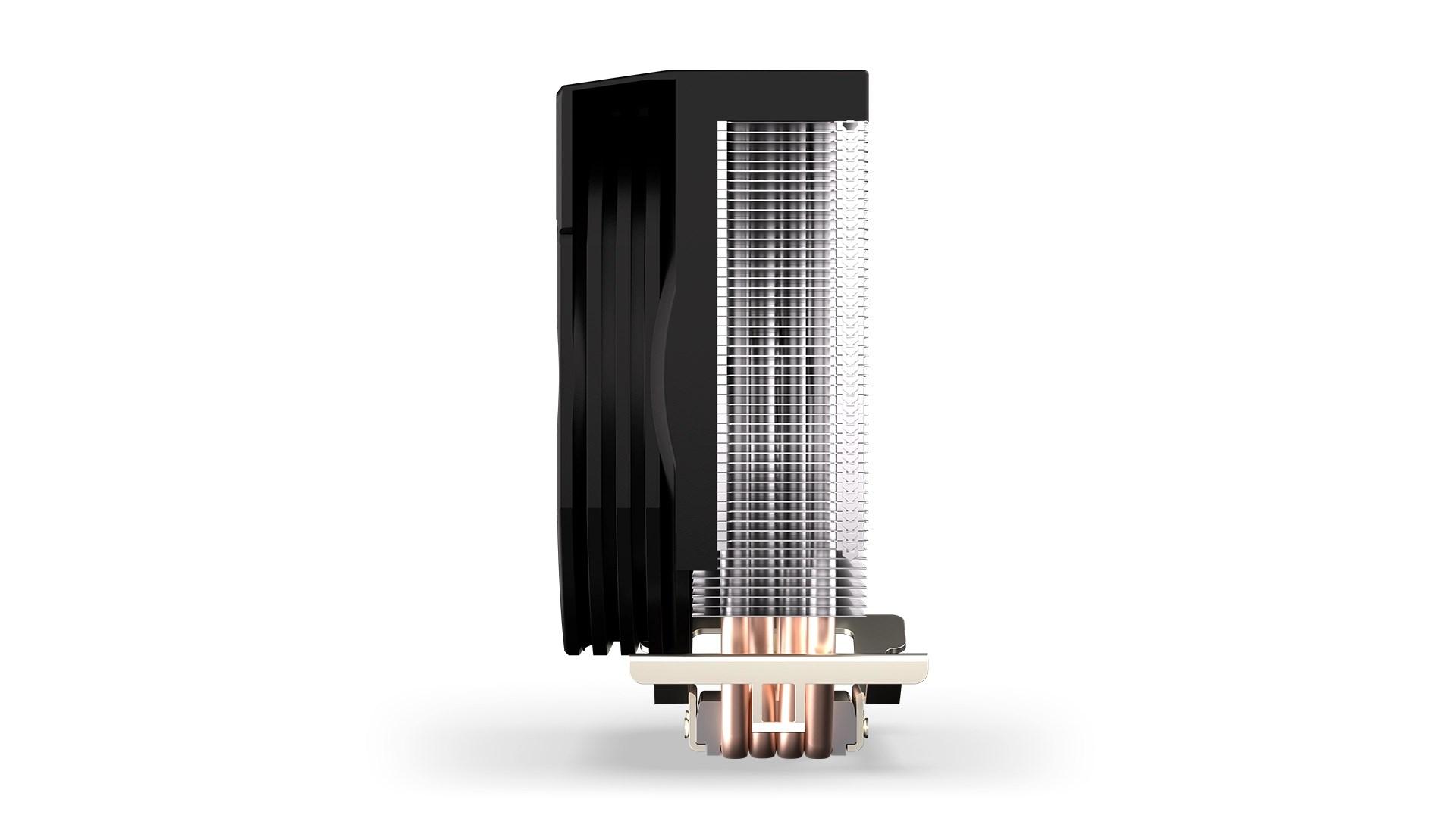 CPU-køler ENDOFY Spartan 5 MAX ARGB 12 cm - sort billede