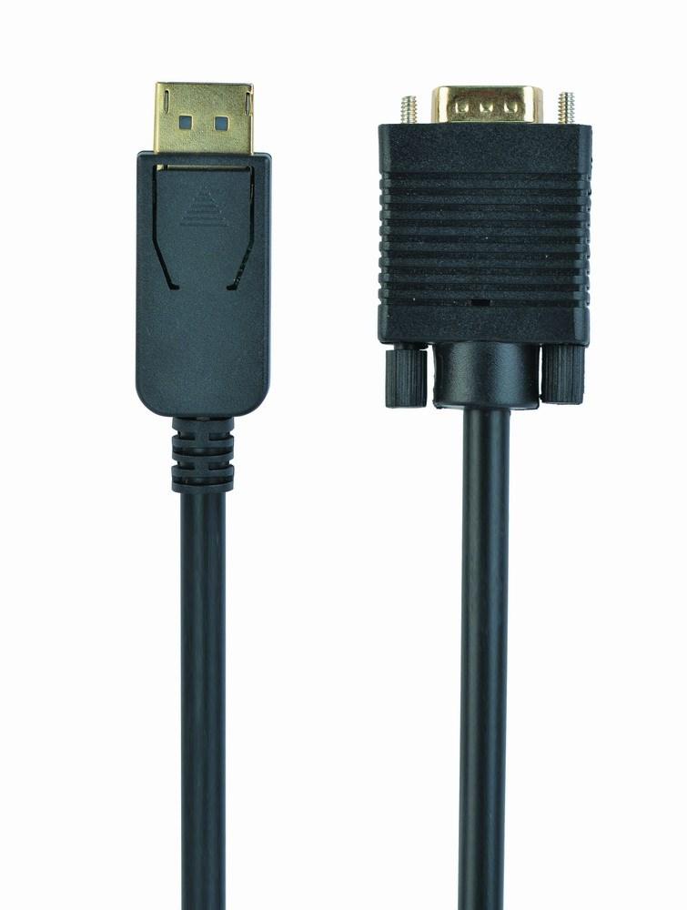 DisplayPort til VGA kabel 1,8 m - Gembird, sort