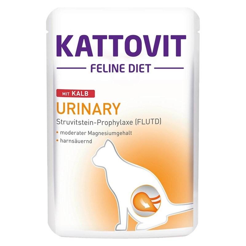 Vådfoder til kat – Kattovit Feline Diet Urinary Kalv 85 g
