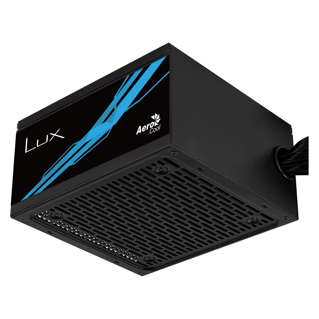 Strømforsyning ATX - Aerocool LUX 550W, 80 PLUS Bronze, sort billede