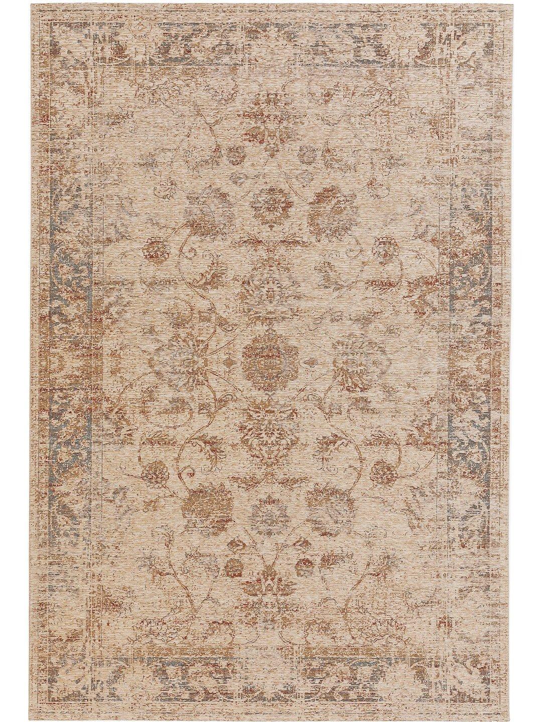 Gulvtæppe Benuta Frencie 8 - beige ornament, 100×160 cm