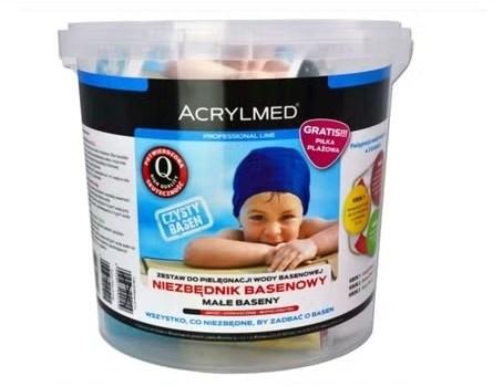 Pool kemikaliesæt - Acrylmed vandpleje til lille pool