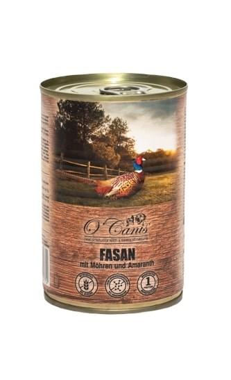 Hundefoder vådfoder O'Canis – fasan med gulerødder, 400 g