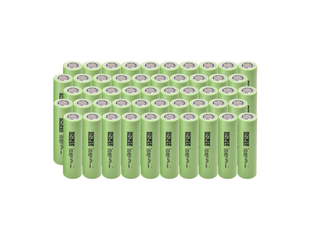 18650 genopladeligt batteri 2900 mAh - Green Cell (50 stk.) billede
