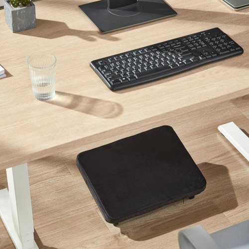 Fodstøtte ergonomisk – Maclean MC-460, trinfløs vinkel, aftagelig pude, sort