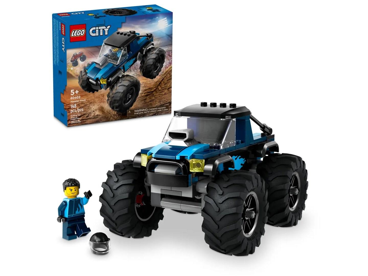 LEGO City blå monstertruck 60402 – byggesæt til børn 5+