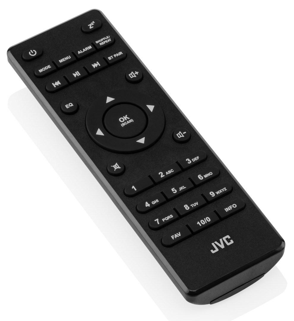 Internet radio JVC RA-E981B med DAB+/Bluetooth - sort