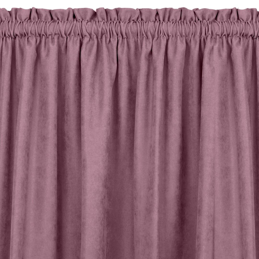 Mørklægningsgardin HOMEDE MILANA lilla chenille, klassisk, tunnel 5 cm, 220×175 cm