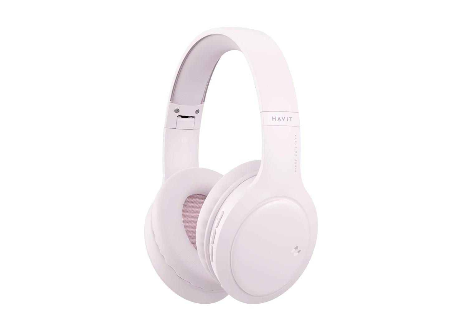 Trådløse høretelefoner Havit H633BT – on-ear, pink