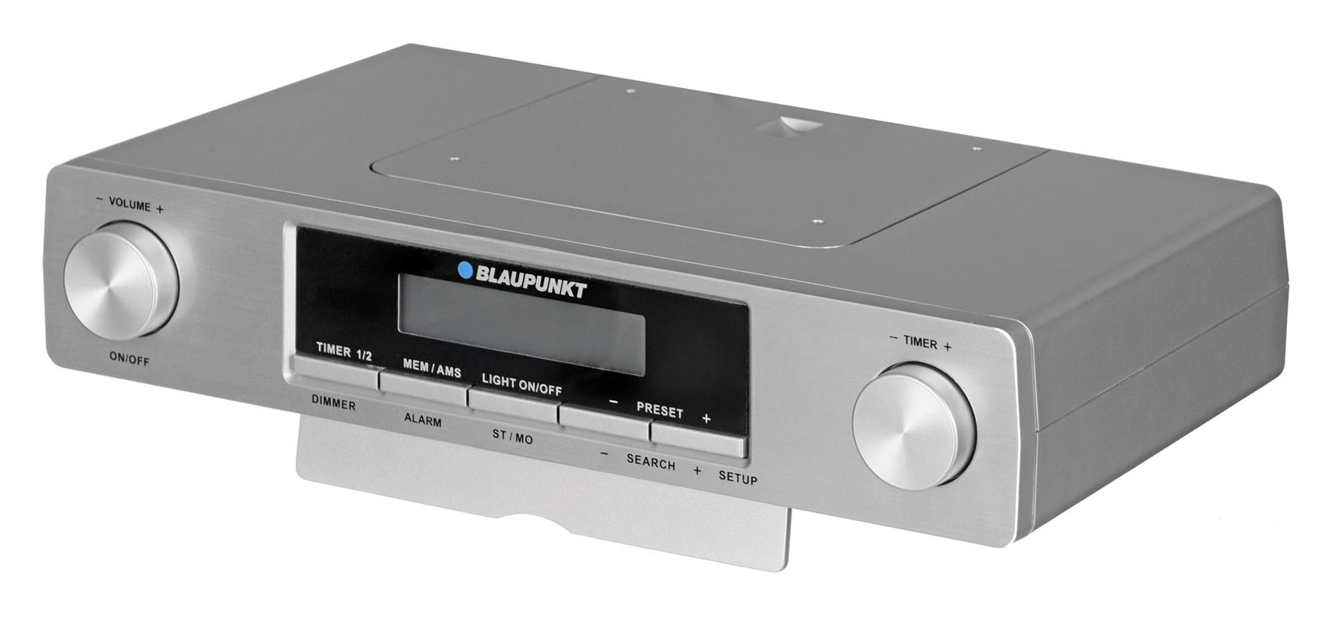 Radio med alarm - Blaupunkt KR12SL Worksite, sølv billede