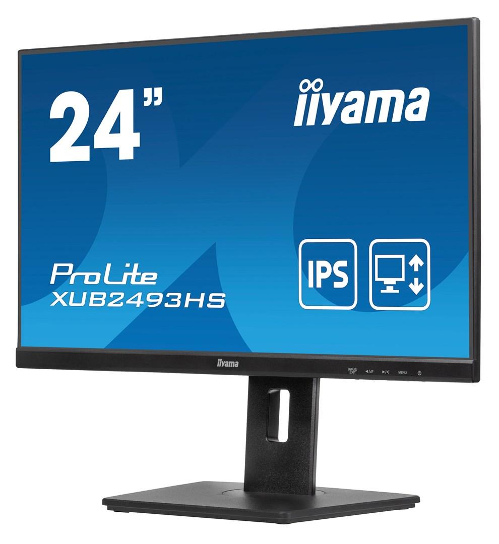 Skærm 24" iiyama ProLite XUB2493HS-B6 Full HD IPS - sort billede