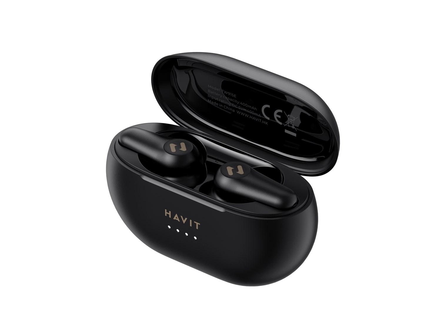 Trådløse høretelefoner Havit TW915E TWS (sort)