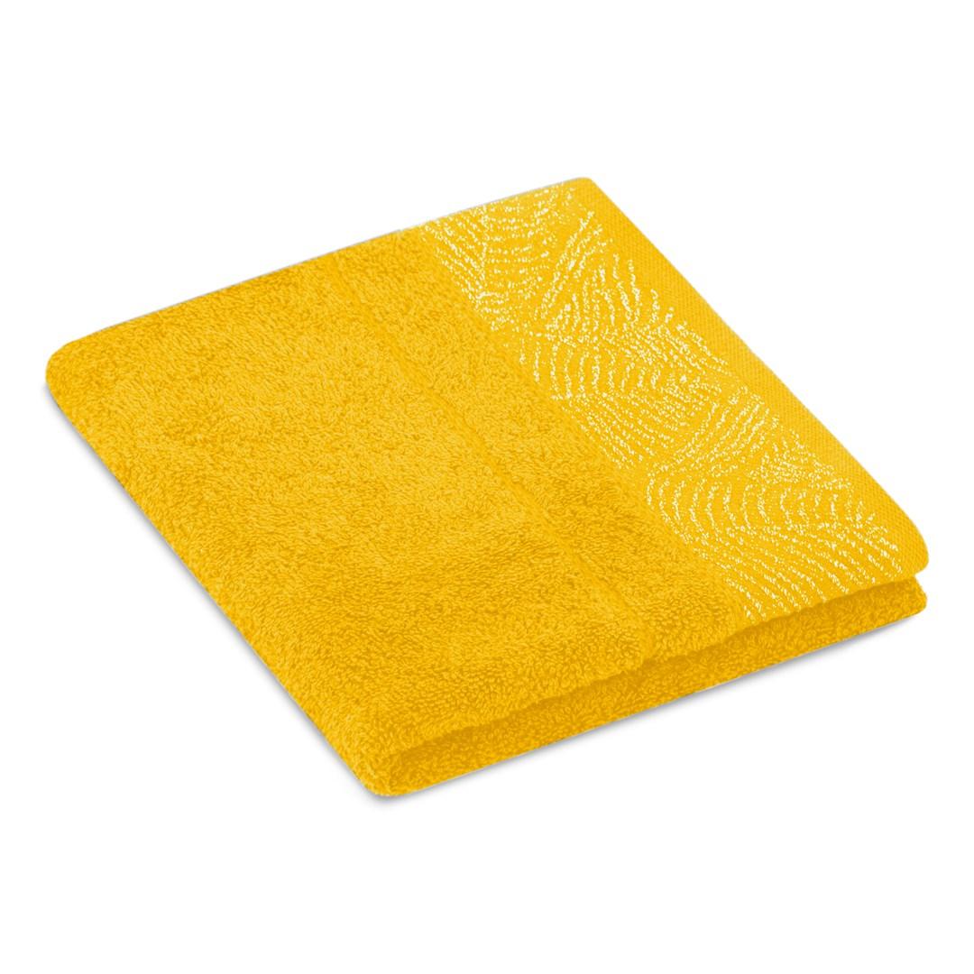 Håndklæde 50x90 gul - AmeliaHome Bellis, klassisk