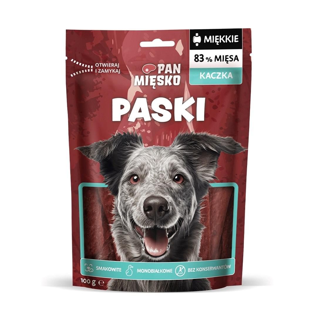 Hundegodbidder PAN MIĘSKO Strimler – And, 100 g