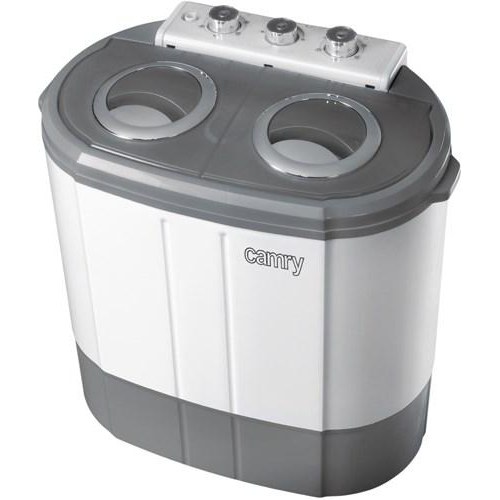 Vaskemaskine topbetjent 3 kg - Camry Premium CR 8052, grå/hvid