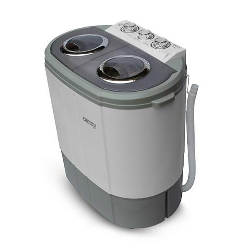 Vaskemaskine topbetjent 3 kg - Camry Premium CR 8052, grå/hvid