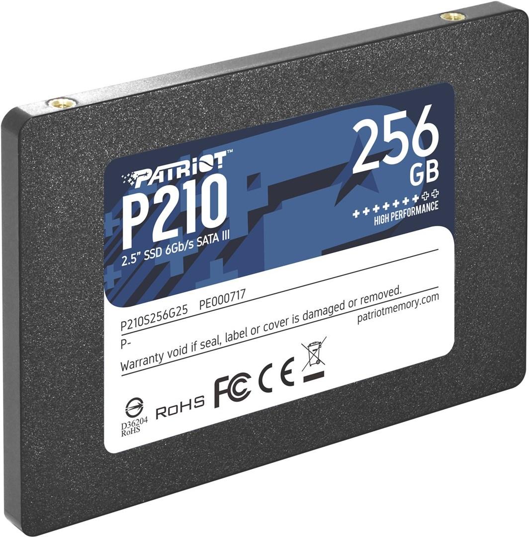SSD 2,5" SATA III - Patriot P210 256 GB billede