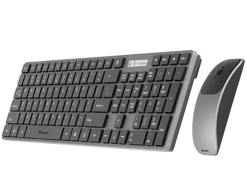 Tracer Set RF Nano - keyboard and mouse set - Tastatur & Mus sæt - Grå