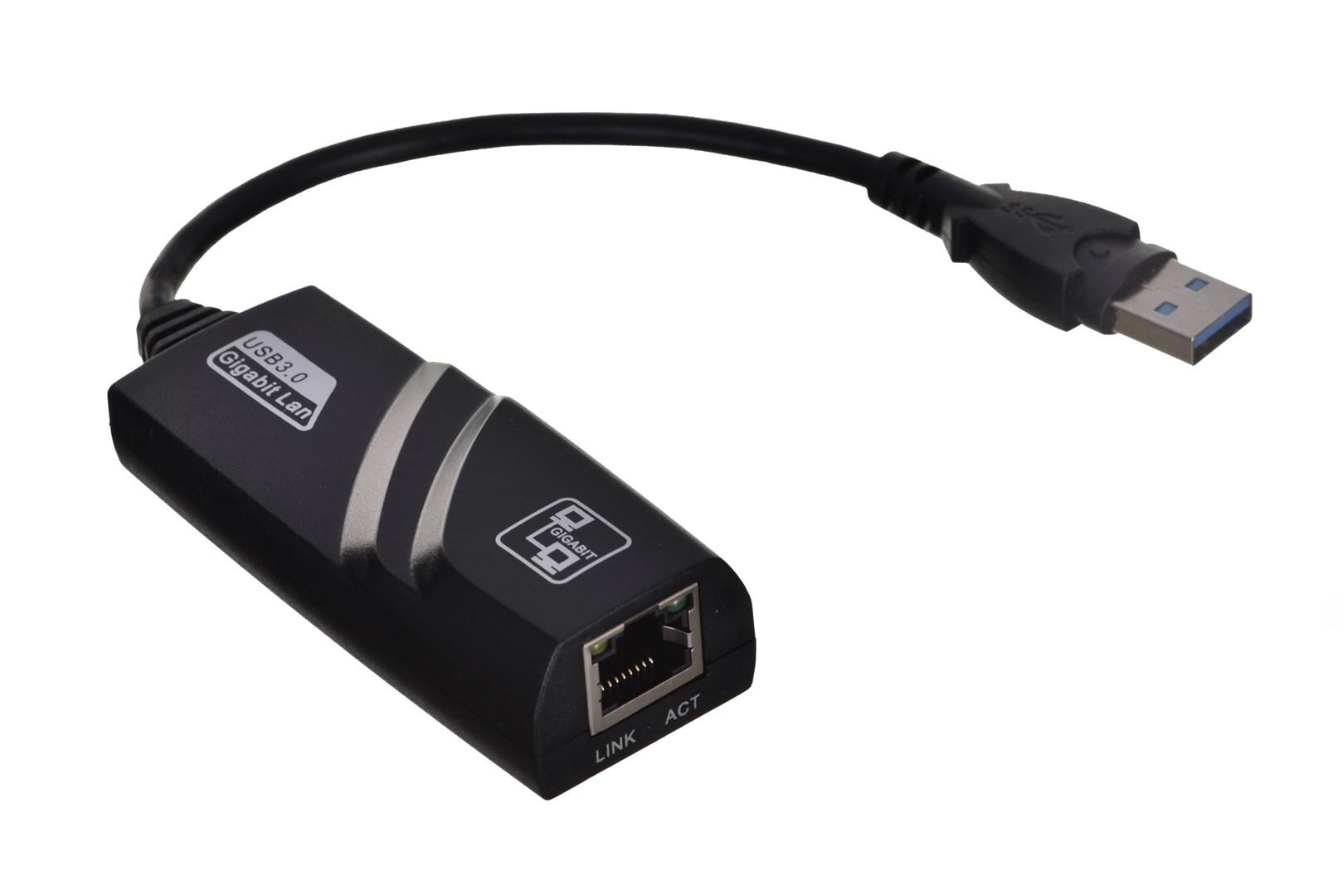 USB netværksadapter Akyga - Gigabit Ethernet 1000 Mbit/s (USB 3.2 Gen 1) billede
