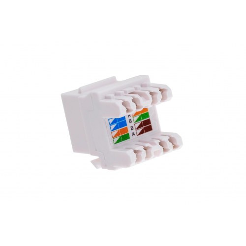 RJ45 netværkskonektor Cat 5e – Q-LANTEC, hvid