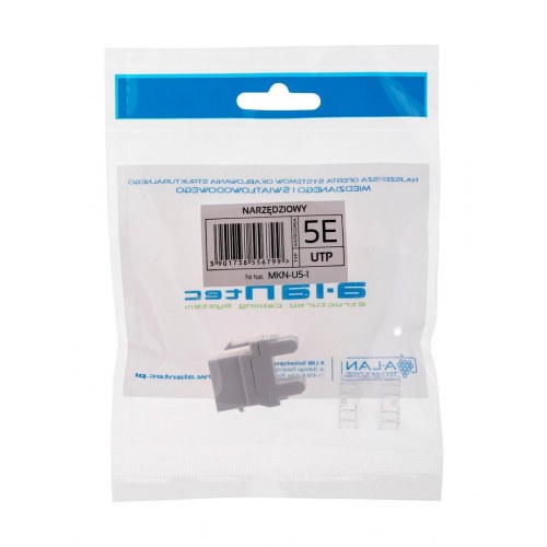 RJ45 netværkskonektor Cat 5e – Q-LANTEC, hvid