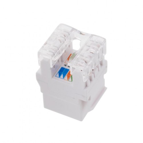 RJ45 netværkskonektor Cat 5e – Q-LANTEC, hvid