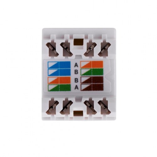 RJ45 netværkskonektor Cat 5e – Q-LANTEC, hvid