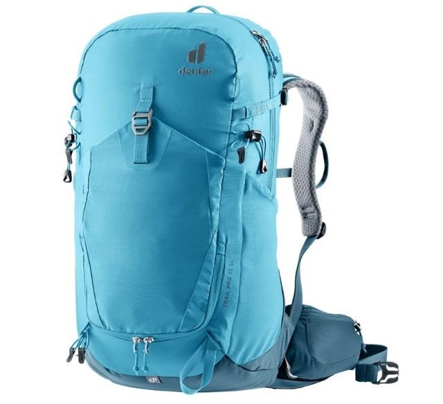 Vandrerygsæk Deuter Trail Pro 31 SL dame, blå