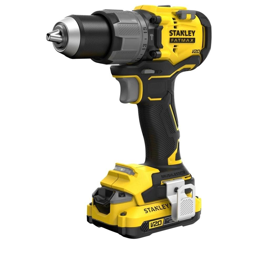 Skruemaskine/Slagboremaskine 18V STANLEY Fatmax SFMCD726D2K billede