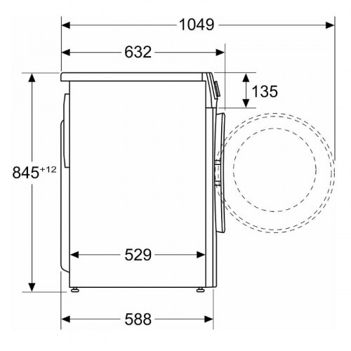 Vaskemaskine Bosch WGG154ZSPL 10 kg, 1.400 omdr., A