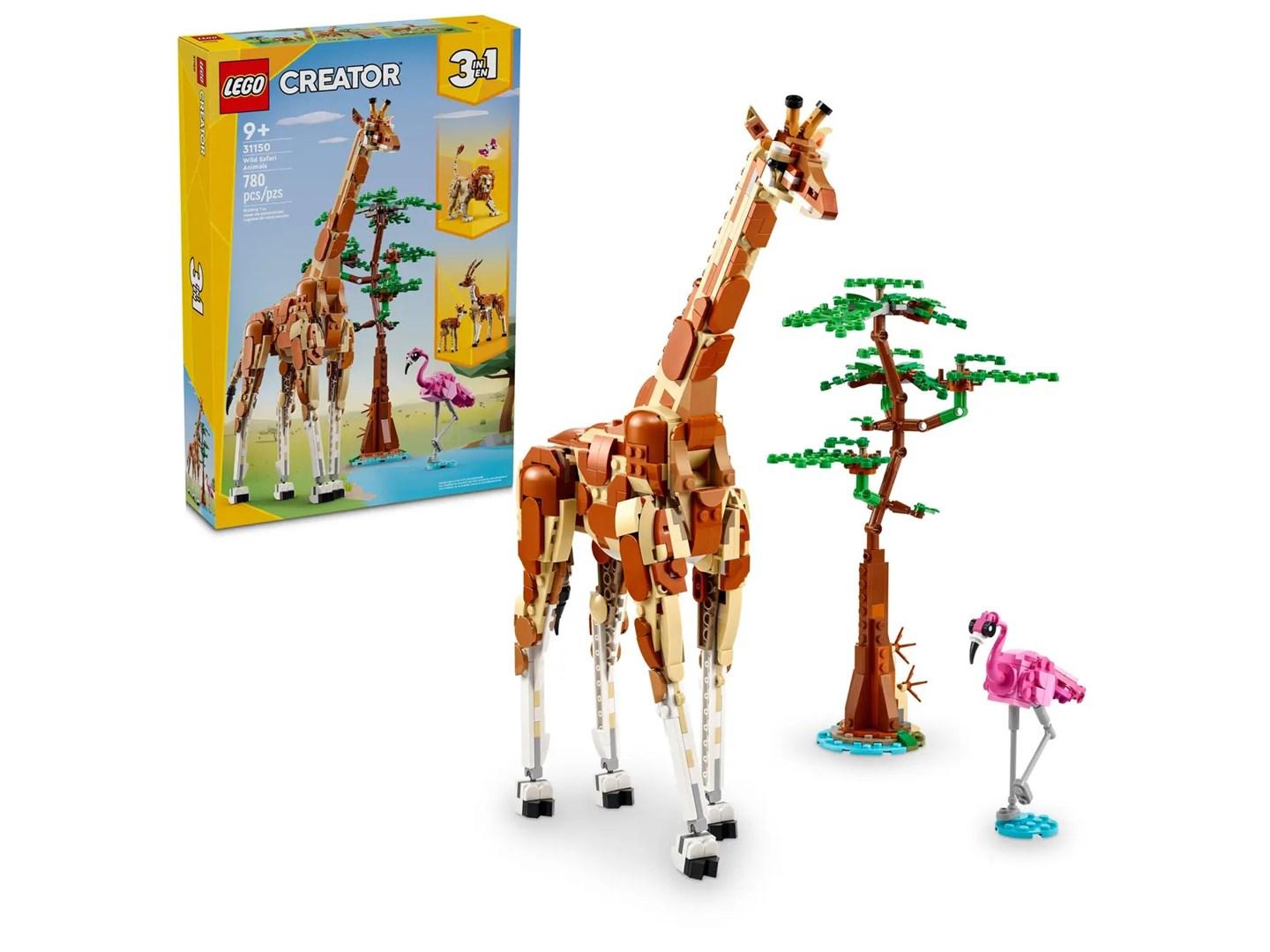 LEGO Creator 3-i-1 vilde safaridyr (31150) - byggesæt til 9+