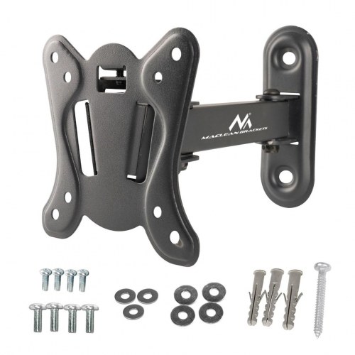 Vægbeslag til skærm Maclean MC-416 13"-32", tilt/rotation, VESA 100x100, 30 kg, sort