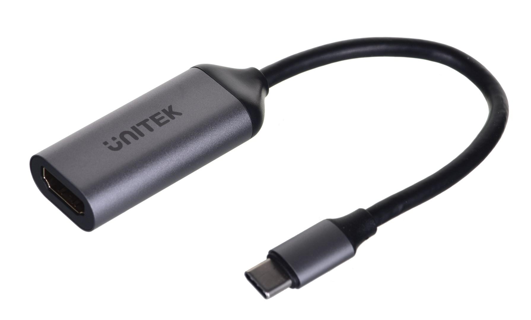 USB-C til HDMI 2.0 adapter – Unitek – 4K ved 60 Hz (0,15 m) billede