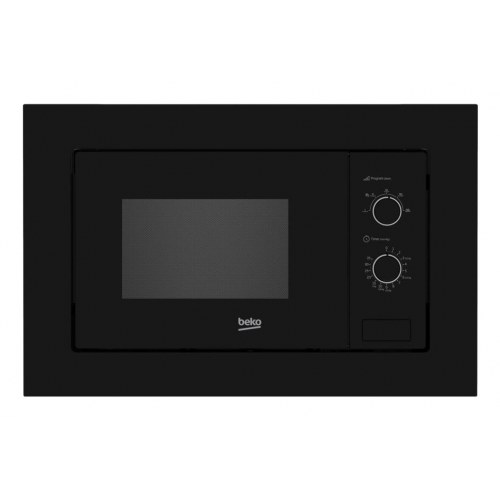 Indbygningsmikroovn Beko 20 l – sort, 800 W, solo