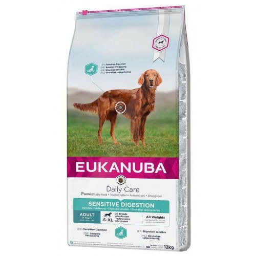 Hundefoder tørfoder EUKANUBA Daily Care Sensitive Digestion Adult 12 kg