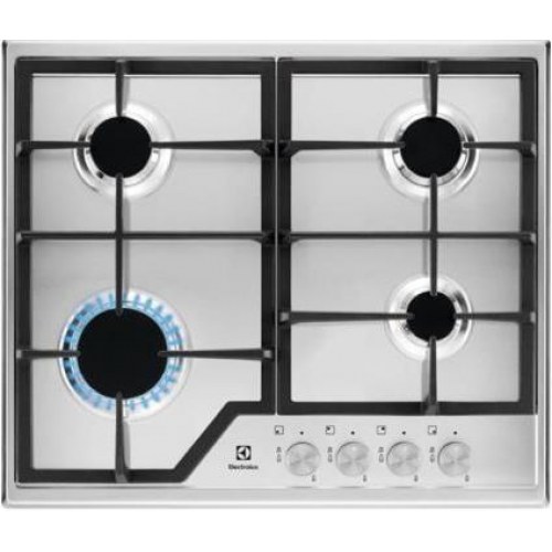 Gaskogeplade Electrolux EGS6426SX – 60 cm, rustfrit stål, 4 zoner
