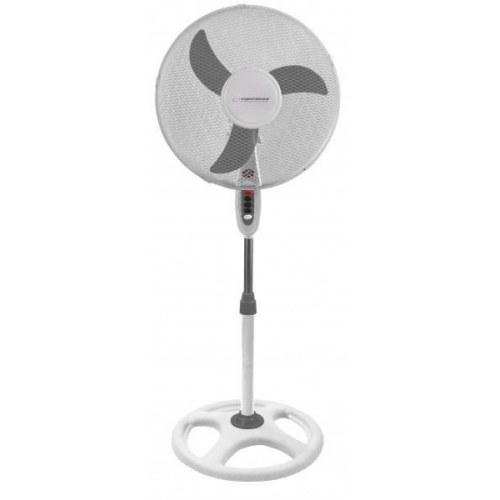 Gulvventilator 16" Esperanza Typhoon - hvid/grå