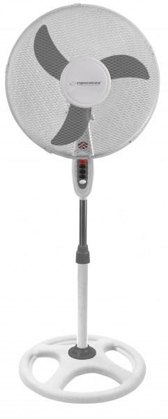 Gulvventilator 16" Esperanza Typhoon - hvid/grå billede
