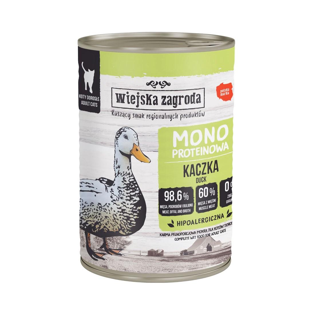 Vådfoder til kat – Wiejska Zagroda Monoprotein And 400 g
