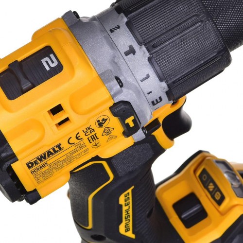 Boremaskine/skruemaskine DeWALT DCD805P2T 18V 2x5,0 Ah XR børsteløs