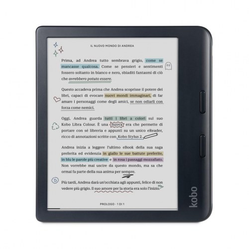 E-bogslæser Kobo Libra Colour 32 GB Wi-Fi - sort