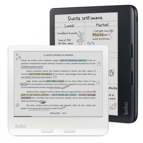 E-bogslæser Kobo Libra Colour 32 GB Wi-Fi - sort