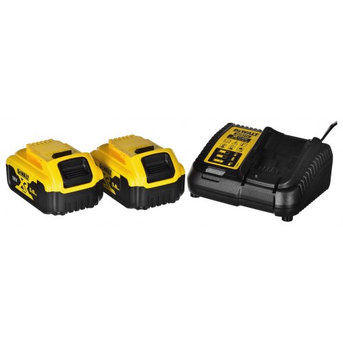 Slagskruemaskine og bore-/skruemaskine 18V DeWALT DCK266P2T - 2x5,0 Ah XR, kulfri