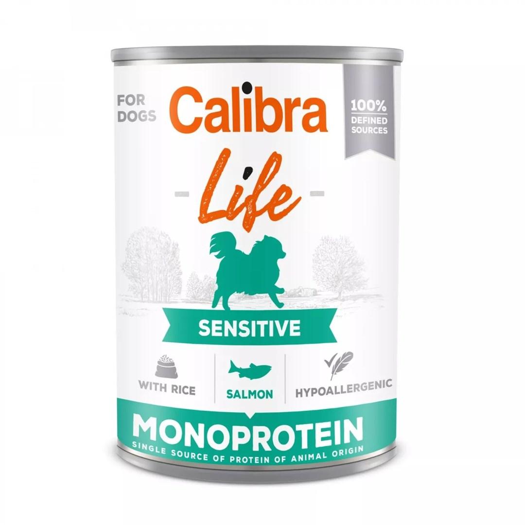 Vådfoder til hund - Calibra Life Sensitive Laks med ris 400 g