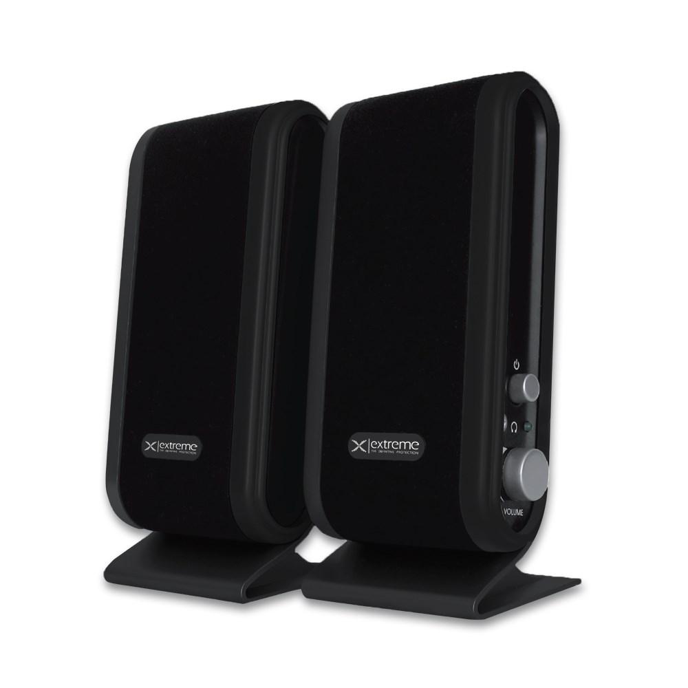 Højttalere til pc – EXTREME XP102 2.0, 4 W, sort