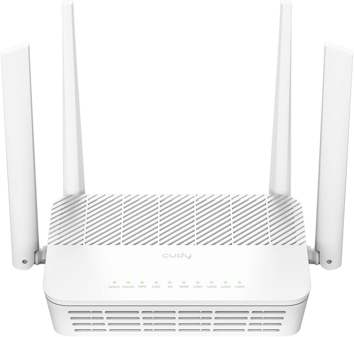Wi‑Fi 6 router Cudy WR3000S – Dual‑band gigabit billede