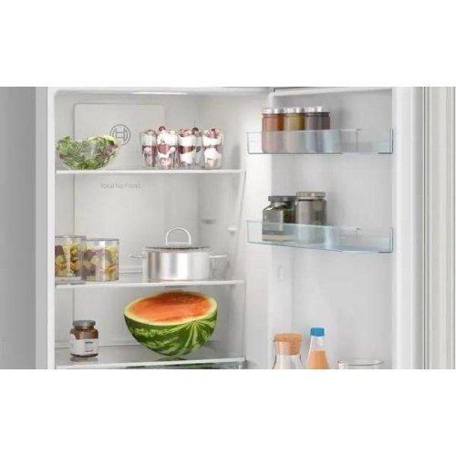Fritstående kølefryseskab Bosch KGN33NSDB - inox, 282 l