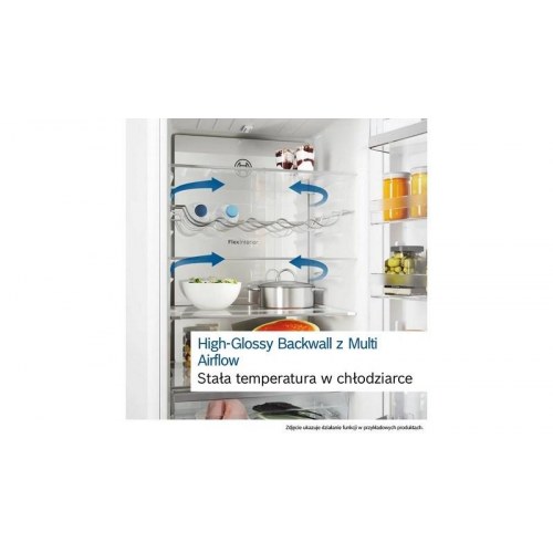 Fritstående kølefryseskab Bosch KGN33NSDB - inox, 282 l